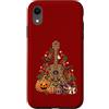 Country Girls Spooky Guitar Art Custodia per iPhone XR Chitarra country zucca Halloween Cowgirl Bling