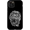 Fierce Tiger Roaring Animal Custodia per iPhone 11 Pro Tigre ruggente Giungla feroce