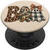 Cute Ghost Halloween Carino Boo Ghost Halloween Bow PopSockets PopGrip Adesivo