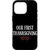 First Holiday Matching & Funny Quote Des Custodia per iPhone 16 Pro La nostra prima coppia di corrispondenza del Ringrazi