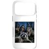 Raccoon Selfie Bigfoot T Rex UFO Custodia per iPhone 17 Pro The Midnight Woods Crew Selfie Funny Hallowen