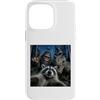 Raccoon Selfie Bigfoot T Rex UFO Custodia per iPhone 14 Pro Max The Midnight Woods Crew Selfie Funny Hallowen