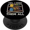 Funny Disc Golf Graphics For Men Kids Wo Yes I Need Them All Disc Golf Men Shelf Joke Disc Golf PopSockets PopGrip Adesivo