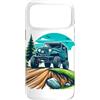Offroad Car - Extreme Custodia per iPhone 17 Pro Max Auto fuoristrada | Divertente camion fuoristrada 4x4 | Avventura fuoristrada