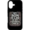 My Son in Law is My Favorite Child Produ Custodia per iPhone 17 Mio genero è il mio bambino preferito Festa della mamma divertente