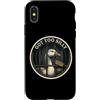 Got Too Silly Meme Funny Goose Jailbird Custodia per iPhone X/XS Got Too Silly Meme Funny Goose Jailbird Prison Joke Citazione