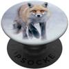 Fox Grips Red Fox Winter PopSockets PopGrip Adesivo