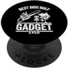 Disc Golf Accessories For Men & Disc Gol Best Disc Golf Gadget Ever Chainsaw Divertente Frisbee Golf PopSockets PopGrip Adesivo