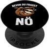 Funny sloth saying | Gifts for men Prima di chiedere, no, è un design divertente con un bradipo freddo. PopSockets PopGrip Adesivo