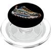 California Trail Miles Collection John Muir Trail Running Strada di montagna California Avventura PopSockets PopGrip per MagSafe