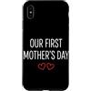 First Holiday Matching & Funny Quote Des Custodia per iPhone XS Max Il nostro primo abbinamento per la mamma per la festa della mamma