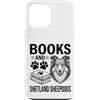 Funny Shetland Sheepdog And Book Designs Custodia per iPhone 13 Pro Max Libri e Shetland Sheepdogs Sheltie Funny Shetland Sheepdog