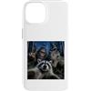 Raccoon Selfie Bigfoot T Rex UFO Custodia per iPhone 14 The Midnight Woods Crew Selfie Funny Hallowen