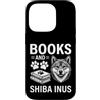 Funny Shiba Inu And Book Design Custodia per iPhone 14 Pro Libri E Shiba Inus Divertente Shiba Inu
