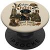 Hunting Lake Weekend Retro Duck Caccia Retriever Cane Palude Caccia Camp PopSockets PopGrip Adesivo