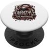 Regalo per atleta con kettlebell in ferr Hardstyle Or Nothing con kettlebell pesante Swing PopSockets PopGrip Adesivo