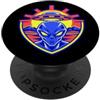 Extraterrestrial Sci Fi Southwest Space Roswell Nuovo Messico Alien UFO UAP Desert Flying Saucer PopSockets PopGrip Adesivo