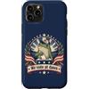 Frog Voting Dawn Custodia per iPhone 11 Pro Divertente rana votazione elezione patriottico sondaggio umorismo