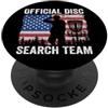 Disc Golf Gifts & Accessories For Men An Ufficiale Disco di Ricerca Squadra Bandiera Americana Frisbee Disc Golf PopSockets PopGrip Adesivo