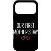First Holiday Matching & Funny Quote Des Custodia per iPhone 17 Pro Max Il nostro primo abbinamento per la mamma per la festa della mamma