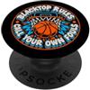 Blacktop Court Code Blacktop Rules Call Your Own Fouls Basket Di Strada Motivo PopSockets PopGrip Adesivo
