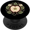 Magia d'autunno Disegni di Christine-Kra Illustrazione del simbolo botanico autunnale della mela PopSockets PopGrip Adesivo