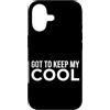First Holiday Matching & Funny Quote Des Custodia per iPhone 17 Got To Keep My Cool Funny Sarcastico Citazione