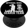 Disc Golf Gifts & Accessories For Men An Ufficiale Disco Ricerca Squadra Frisbee Golf Divertente Disco Golf PopSockets PopGrip Adesivo