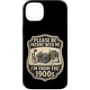 Office Patient With Me I'm from 1900s Pr Custodia per iPhone 14 Plus Divertente ufficio paziente con me I'm from 1900s Vintage Retro