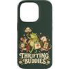 Thrift Store Findin Custodia per iPhone 14 Pro Thrifting Buddies Rana, opossum, stile vintage