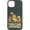 Thrift Store Findin Custodia per iPhone 15 Plus Thrifting Buddies Rana, opossum, stile vintage