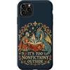 Fantasy Bookish Realm Custodia per iPhone 11 Pro Max Divertente Fantasy Reader Dragon Book Lover Fiction