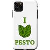 StickerPolitics Custodia per iPhone 11 Pro Max Amo il pesto | Cute Foodie