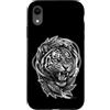 Fierce Tiger Roaring Animal Custodia per iPhone XR Tigre ruggente Giungla feroce