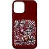 Football Game Day Maroon Team Pride Chee Custodia per iPhone 12 mini Maroon Football Day Team Pride High School Cheer Mom