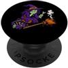 Broomstick Repair Shop Strega Halloween Ripara la Scopa Rotta Frase Divertente PopSockets PopGrip Adesivo