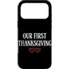 First Holiday Matching & Funny Quote Des Custodia per iPhone 17 Pro Max La nostra prima coppia di corrispondenza del Ringrazi