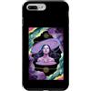 Mystical Calm Goddess Being Outer Space Custodia per iPhone 7 Plus/8 Plus Nebulosa Magica Cielo Cosmico Galleggiante Donna Spazio