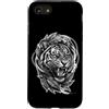 Fierce Tiger Roaring Animal Custodia per iPhone SE (2020) / 7/8 Tigre ruggente Giungla feroce
