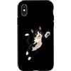 Motivi di gatti per amanti dei gatti, pr Custodia per iPhone X/XS Regalo di design artistico con motivo gatto, simpatico