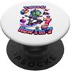 I was 6 Now I'm 7 Seven Year Old Birthda I Was 6 Now I'm 7 Dinosaur Astronaut 7th Birthday in Space PopSockets PopGrip Adesivo