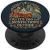 Fantasy Bookish Realm Divertente Fantasy Reader Dragon Book Lover Fiction PopSockets PopGrip Adesivo