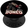 Funny Skeleton Bones Sports Halloween Hu BMX Sport Estremi Retro Cool Atleta Injury Ferito Stunt PopSockets PopGrip Adesivo