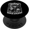 Halloween Gift For Trick Or Treating Spo Tipsy Witch Society Witchy Vibes Wicca Wiccan Halloween PopSockets PopGrip Adesivo