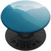 Minimal Grips Turquoise Teal Blue Minimalist Mountains PopSockets PopGrip Adesivo