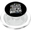 Marathon Runner Designs Stop My Watch Funny Runner Runner Running Marathon PopSockets PopGrip per MagSafe