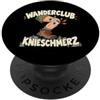 Wanderclub Kniehumor WANDERCLUB KNIESCHMERZ Wanderer Humor Wandern Berge PopSockets PopGrip Adesivo