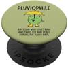 Pluviophile Rainy Days Rainy Weather Des Pluviophile Rain Lover Giorni di pioggia Love Rain Weather Olive PopSockets PopGrip Adesivo