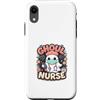 Dibba Designs Custodia per iPhone XR Ghoul, infermiera medica, professionale, chirurgia, fantasma, Halloween