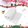 REFORUNG Coperta di Neve Natale Tappetino da Neve per Decorazioni Natalizie 200 x 150 cm Coperta Finta con Decorazione da Neve Tappeti Innevati Arrotolabili per Natale Decorazioni per Villaggio